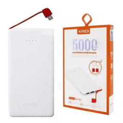 Power Bank Carregador Portatil 5000 Mah Kaidi Kd-952