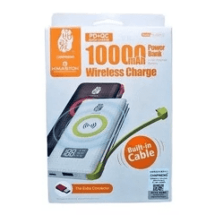 Powerbank Por Indução Carga Rápida Chnpineng 10.000 Mah Pn-888 Qi